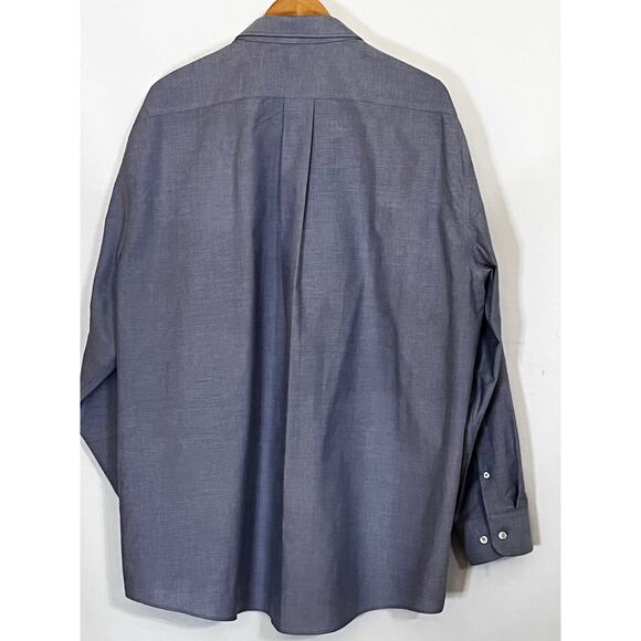 Tailored Culture Stafford Dress Shirt XXL 18-18.5 Pre-Owned light stain onsleeve - Picture 2 of 11